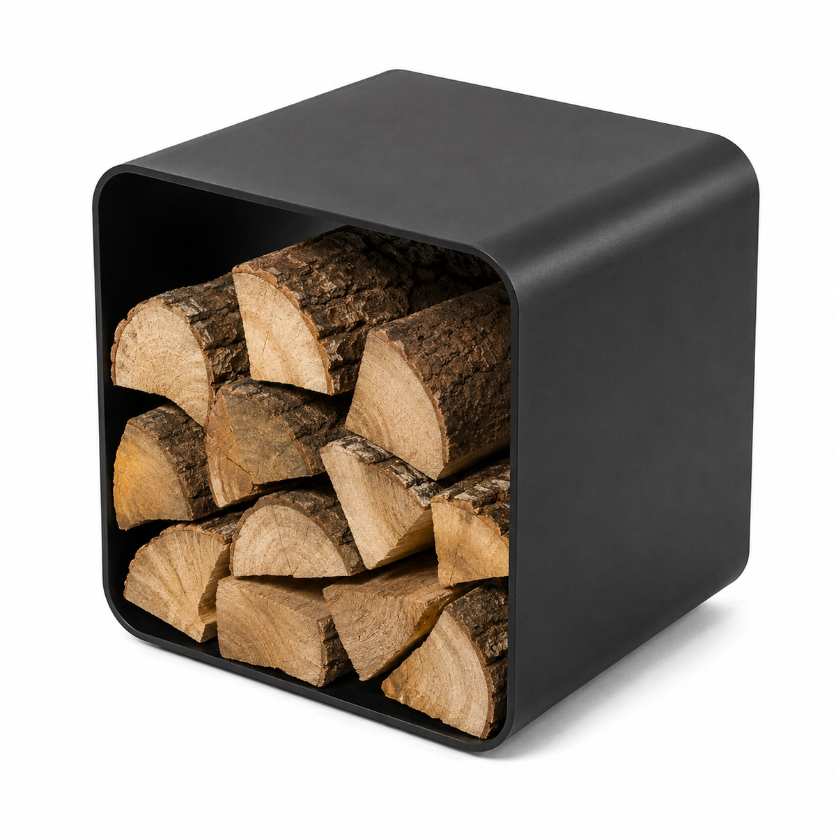 Square Steel Wood Holder