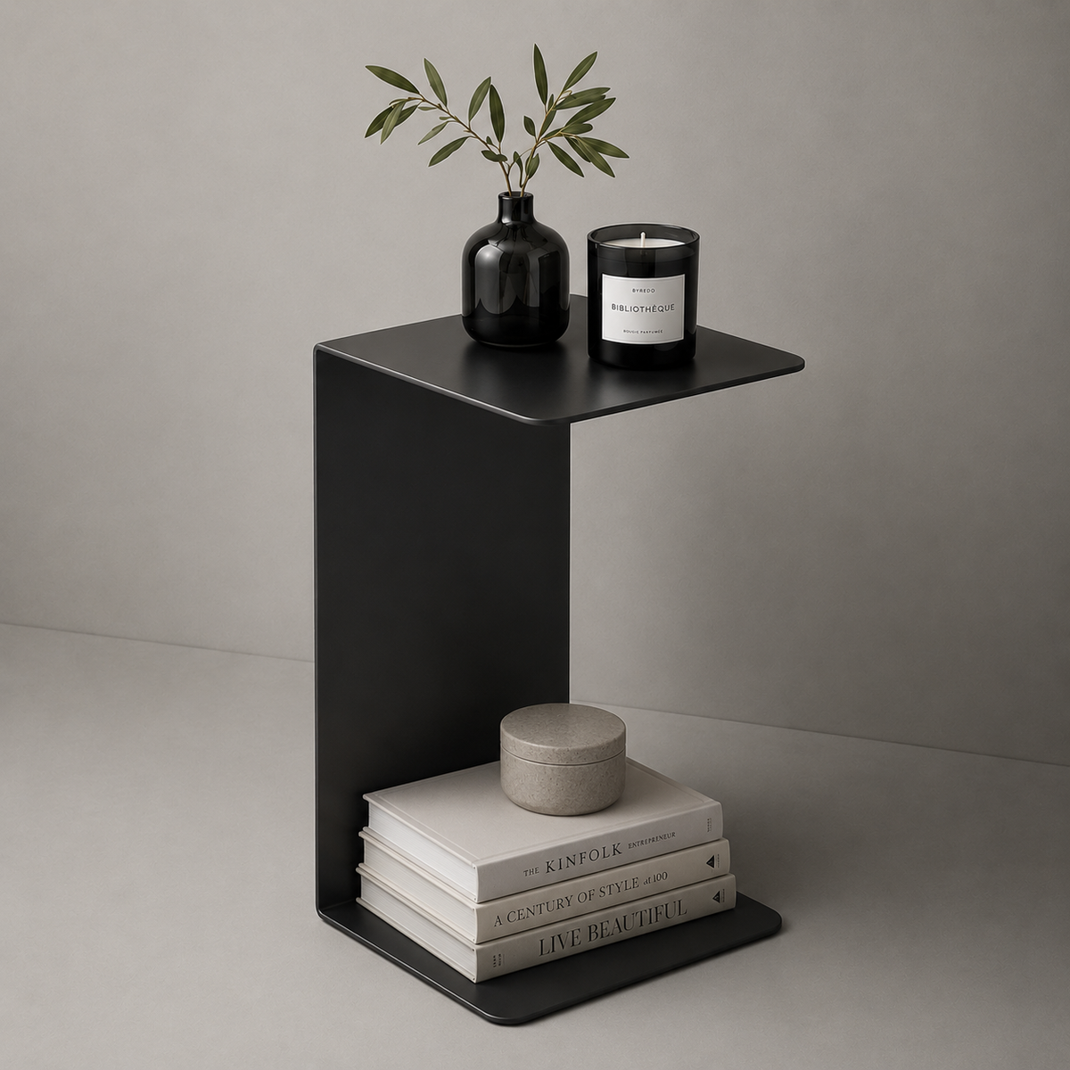 Rectangular Steel Side Table