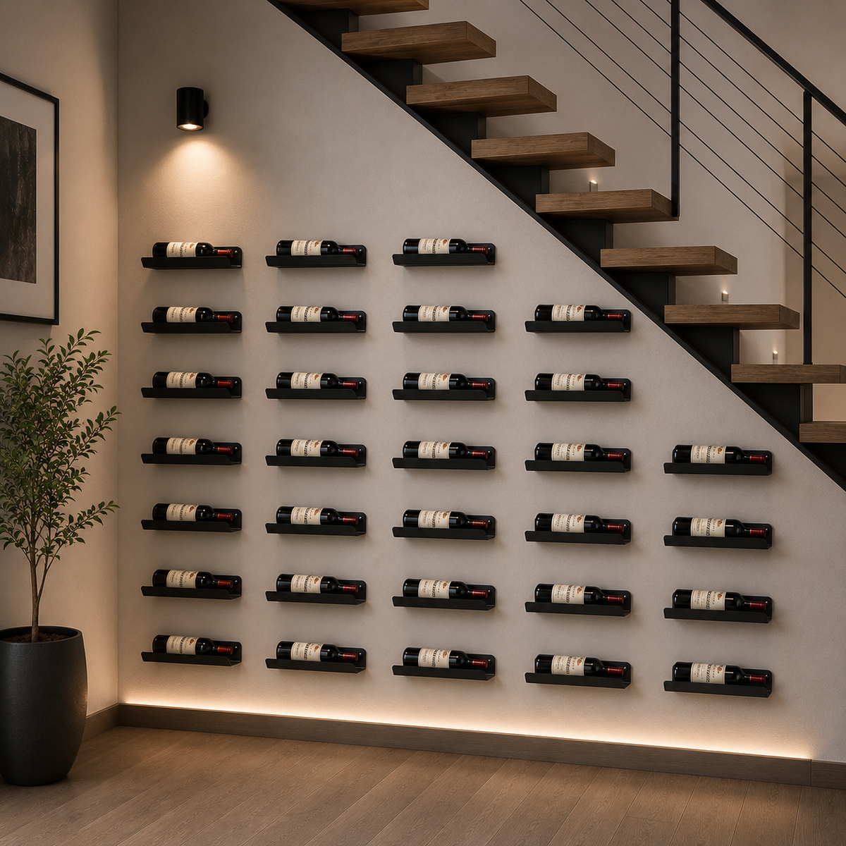 Wine Bottle Shelf