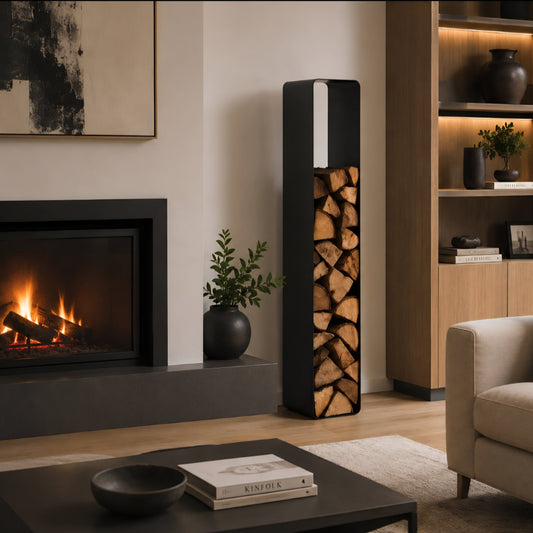 Rectangular Steel Wood Holder
