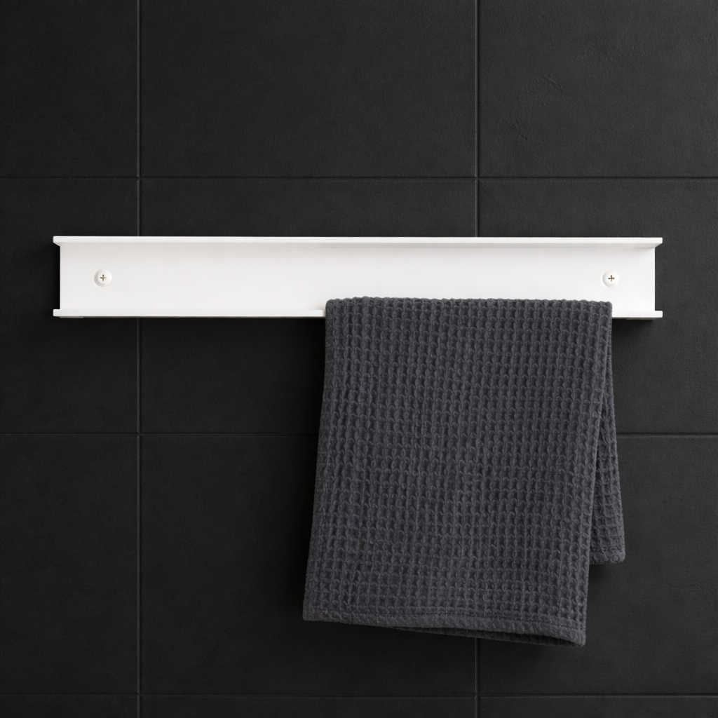 Linear Steel Towel Holder