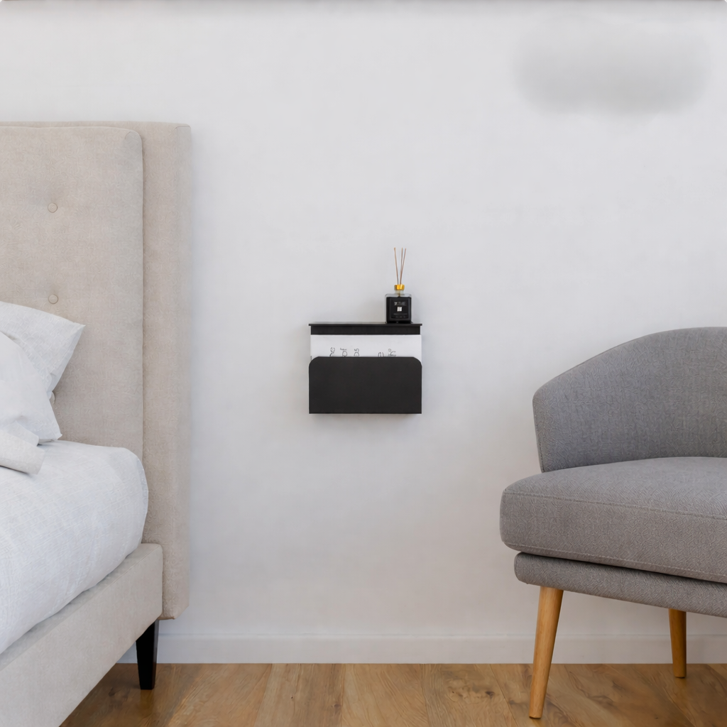 Cradle Bedside Steel Shelf